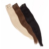 Clip In Human Hair Weft - Big Set - 60cm - straight