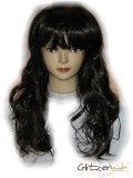 Wig - Kanekalon Fibre - 75cm. BROWN